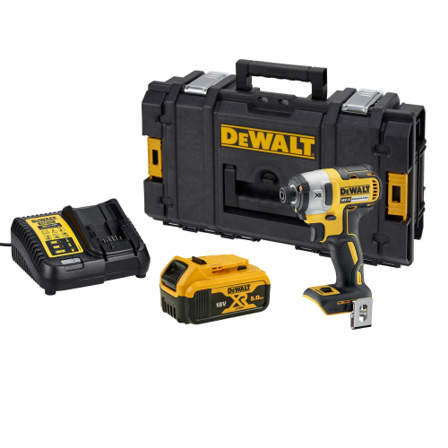 Bešepetėlinis smūginis suktuvas DeWALT DCF887P1