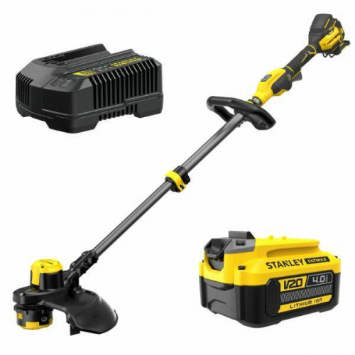 SFMCSTB933M Stanley V20, 18V bešepetėlinė žoliapjovė – trimeris (1x4.0 Ah)