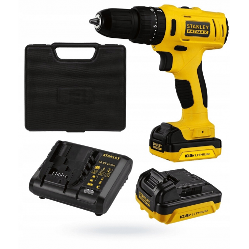 FMC011S2 DeWALT Stanley suktuvas-gręžtuvas 10,8V (2x1,5 Ah)