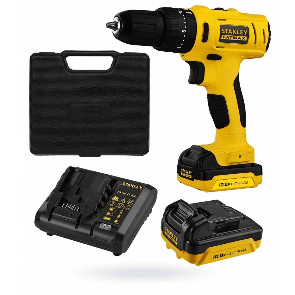 FMC011S2 DeWALT Stanley suktuvas-gręžtuvas 10,8V (2x1,5 Ah)