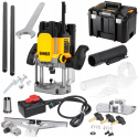 DWE627KT DeWALT 2300W nuotolinio valdymo freza 12 mm