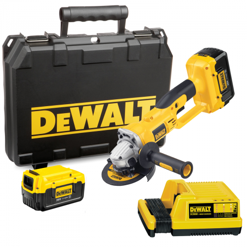 DC415M2 DeWALT 36V kampinis šlifuoklis (2x4.0 Ah)