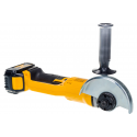 DC415M2 DeWALT 36V kampinis šlifuoklis (2x4.0 Ah)