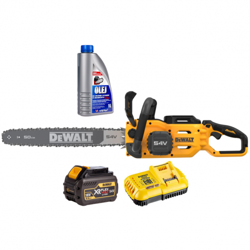 DCMCS575T1 DeWALT FLEXVOLT 54V grandininis pjūklas 50 cm (1x6.0 Ah) + DOVANA!