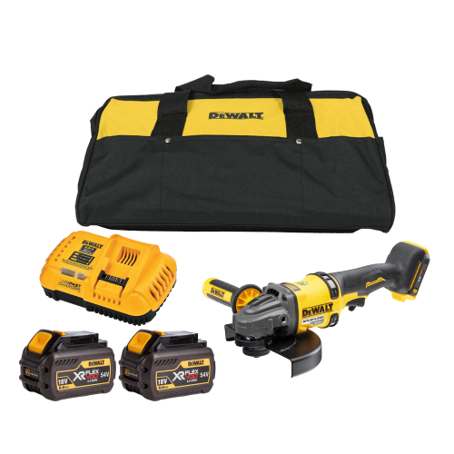 DCG440N DeWALT FLEXVOLT 54V 180 mm kampinis šlifuoklis