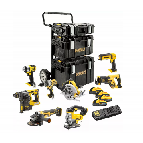 DCK854P4 DeWALT įrankių rinkinys (4x5.0 Ah)