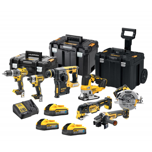 DCK755P3T DeWALT 18V įrankių rinkinys (3 x 5.0 Ah)