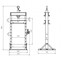 WP30ECO Holzmann hidraulinis presas 30t