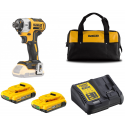 DCF887D2C DeWALT 18V smūginis suktuvas (2x2.0 Ah)