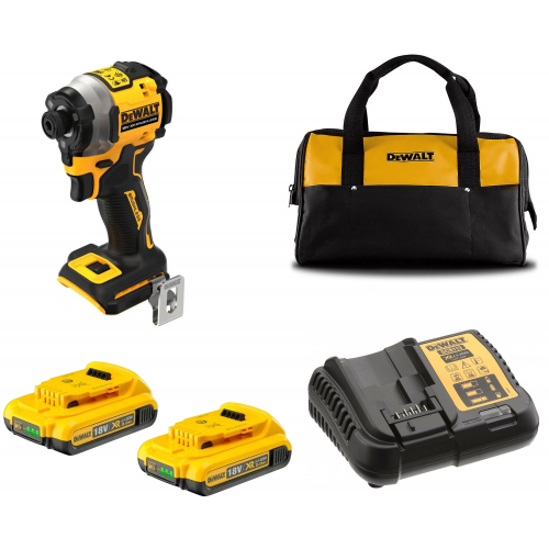 DCF850N DeWALT 18V itin kompaktiškas smūginis suktuvas