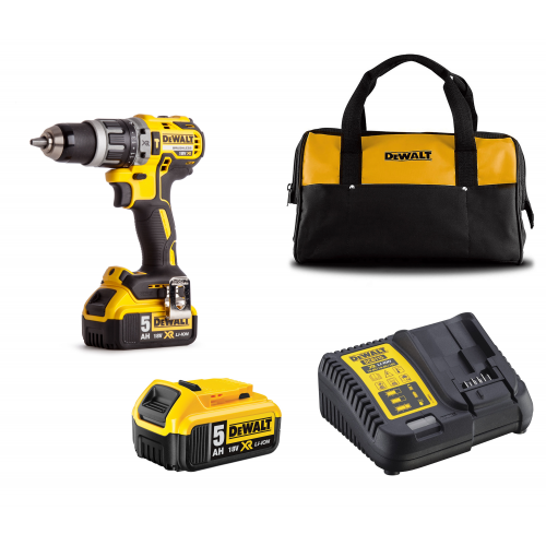 DCD796P2C DeWALT 18V suktuvas – smūginis gręžtuvas (2x5.0 Ah)