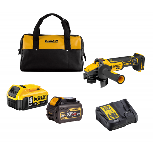 DCG409NT DeWALT 18V kampinis šlifuoklis