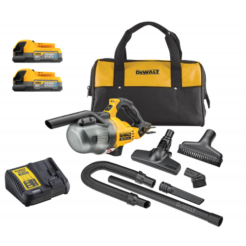 DCV501LE2 DeWALT 18V rankinis siurblys (2x1.7 Ah)