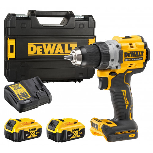 DCD800P2T DeWALT 18V suktuvas-gręžtuvas (2x5.0 Ah)