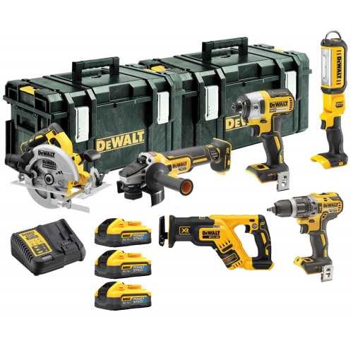 DCK623P3 DeWALT 6 įrankių rinkinys