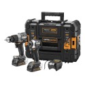 DCK200ME2GT DeWALT McLaren Edition 18V smūginis suktuvas + suktuvas-gręžtuvas (2x1.7 Ah) + DCS356NT daugiafunkcinis įrankis