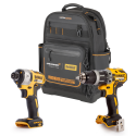 DCD796N DeWALT 18V smūginis suktuvas – gręžtuvas + DWST81690-1 įrankių kuprinė