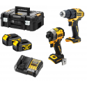 DCDF708P2 DeWALT 18V gręžtuvo - suktuvo ir smūginio suktuvo rinkinys (2x5.0 Ah)