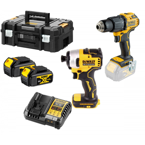 DCDF708P2 DeWALT 18V gręžtuvo - suktuvo ir smūginio suktuvo rinkinys (2x5.0 Ah)