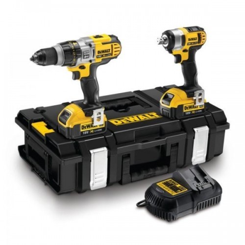 DCK254M2 DeWALT 18V suktuvų rinkinys (2x4.0 Ah)