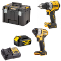 DCD800P2T DeWALT 18V suktuvas-gręžtuvas (2x5.0 Ah)