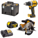 DCD800P2T DeWALT 18V suktuvas-gręžtuvas (2x5.0 Ah)