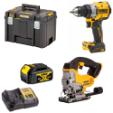 DCD800P2T DeWALT 18V suktuvas-gręžtuvas (2x5.0 Ah)