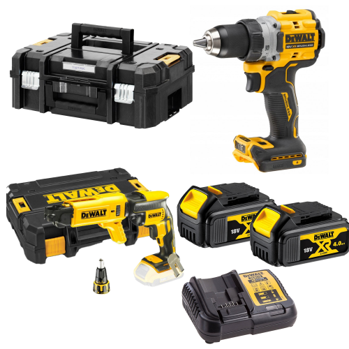 DCD800P2T DeWALT 18V suktuvas-gręžtuvas (2x5.0 Ah)