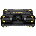 DCF899M2 + DWST1-81079 DeWALT 18V smūginis veržliasukis + DWST1-81079 DeWALT TSTAK radijo imtuvas (2x4.0 Ah)