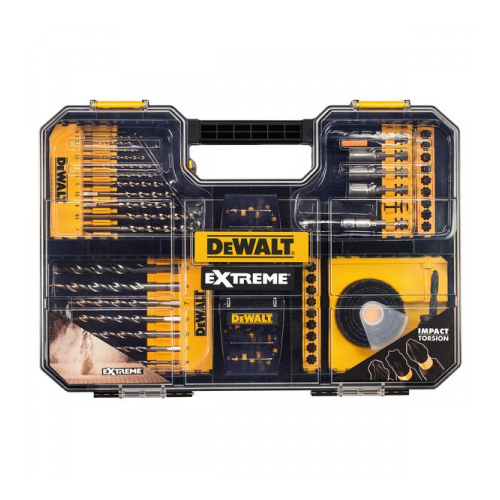 DT70620T DeWALT sukimo, gręžimo, pjovimo priedų rinkinys 100 vnt.