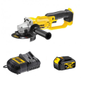DCG412M1T DeWALT 18V kampinis šlifuoklis (1x4.0 Ah)