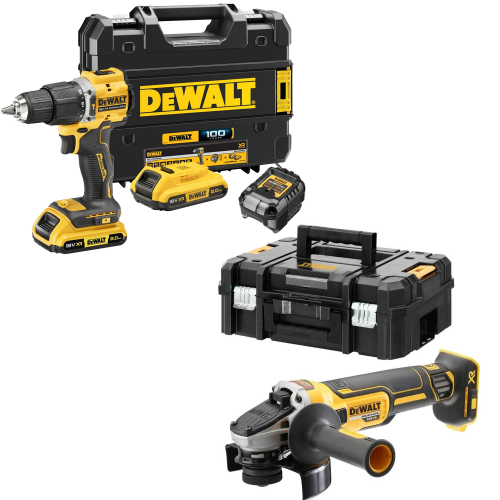 DCD100YNT DeWALT 18V XR suktuvas – smūginis gręžtuvas