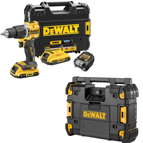 DCD100YNT DeWALT 18V XR suktuvas – smūginis gręžtuvas