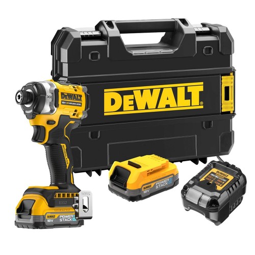DCF860E2T DeWALT 18V smūginis suktuvas (2x1.7 Ah)