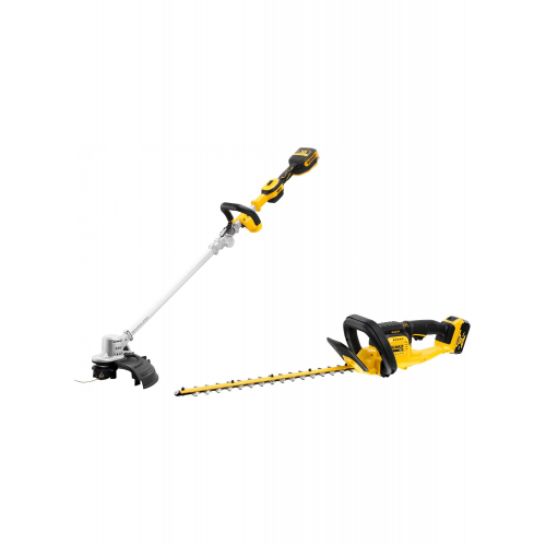 DCMST561N DeWALT 18V žoliapjovė-trimeris + DCMHT563N gyvatvorių žirklės