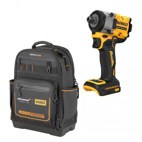 DWST60122-1 DeWALT McLaren Edition kuprinė + DCF922N 18V smūginis 1/2" veržliasukis