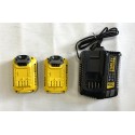 SFMCB12D2 Stanley FATMAX V20 kroviklio ir akumuliatorių rinkinys (2x2.0 Ah)