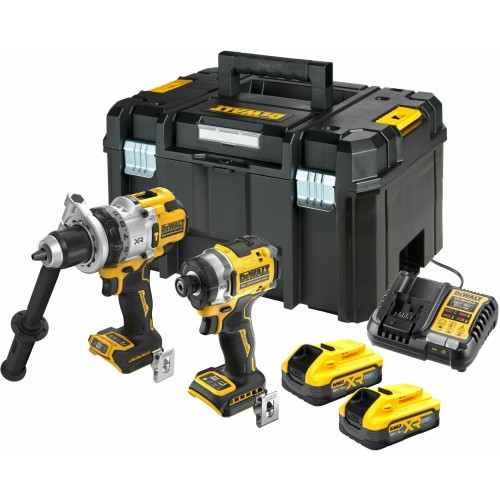 DCK2200H2T DeWALT 18V suktuvo - smūginio gręžtuvo ir smūginio suktuvo rinkinys (2x5.0 Ah)