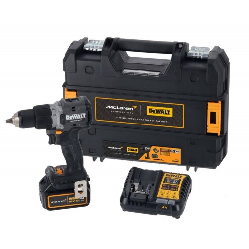 DCD85MM1T DeWALT McLaren Edition 18V suktuvas-smūginis gręžtuvas (1x4.0 Ah)