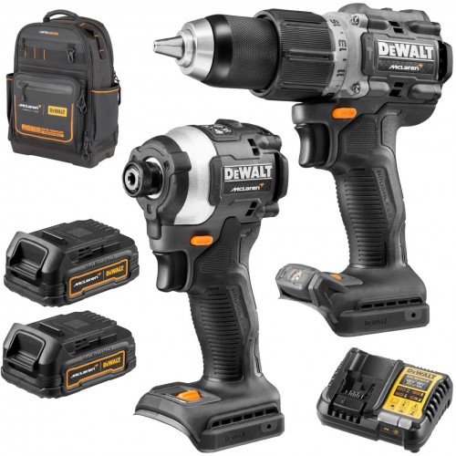 DCK200ME2C DeWALT McLaren Edition 18V suktuvų rinkinys (2x1.7 Ah)