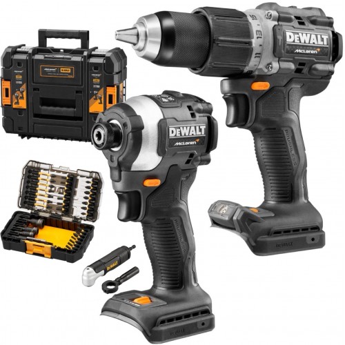 DCK200MNT DeWALT McLaren Edition 18V suktuvų rinkinys + DT70782 antgalių rinkinys (33 dalių)