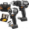 DCK200MNT DeWALT McLaren Edition 18V suktuvų rinkinys + DT70782 antgalių rinkinys (33 dalių)