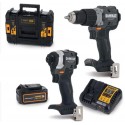 DCK200MP1T DeWALT McLaren Edition 18V suktuvų rinkinys (1x5.0 Ah)