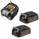 DCB1102ME2G DeWALT McLaren Edition 18V Powerstack akumuliatorių ir kroviklio rinkinys (2x1.7 Ah)