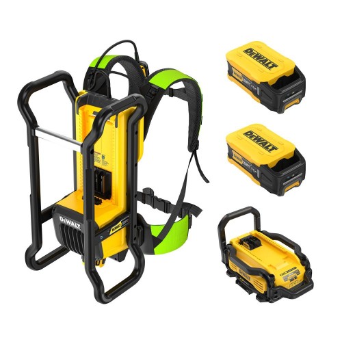 DCPS310AG2 DeWALT POWERSHIFT betono vibratorius-kuprinė (2x554 Wh)