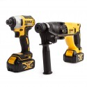 DCK2023M2T DeWALT 18V perforatoriaus ir smūginio suktuvo rinkinys (2x4.0 Ah)