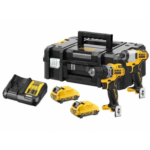 DCK2110L2T DeWALT 12V suktuvų rinkinys (2x3.0 Ah)
