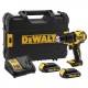 DCD709D2T DeWALT 18V suktuvas-smūginis gręžtuvas (2x2.0 Ah)