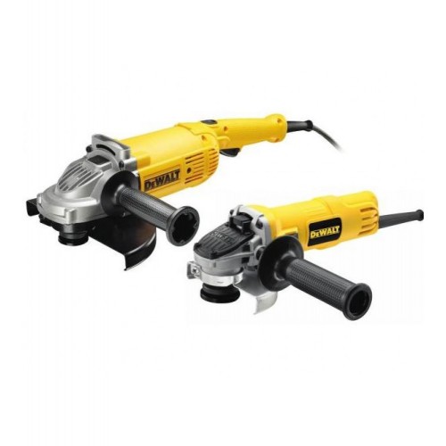 DWE492DUO2 DeWALT kampinių šlifuoklių rinkinys (125+230 mm)