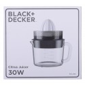 BXCJ30E Black+Decker citrusinių vaisių sulčiaspaudė su 1l stikliniu indu 30W